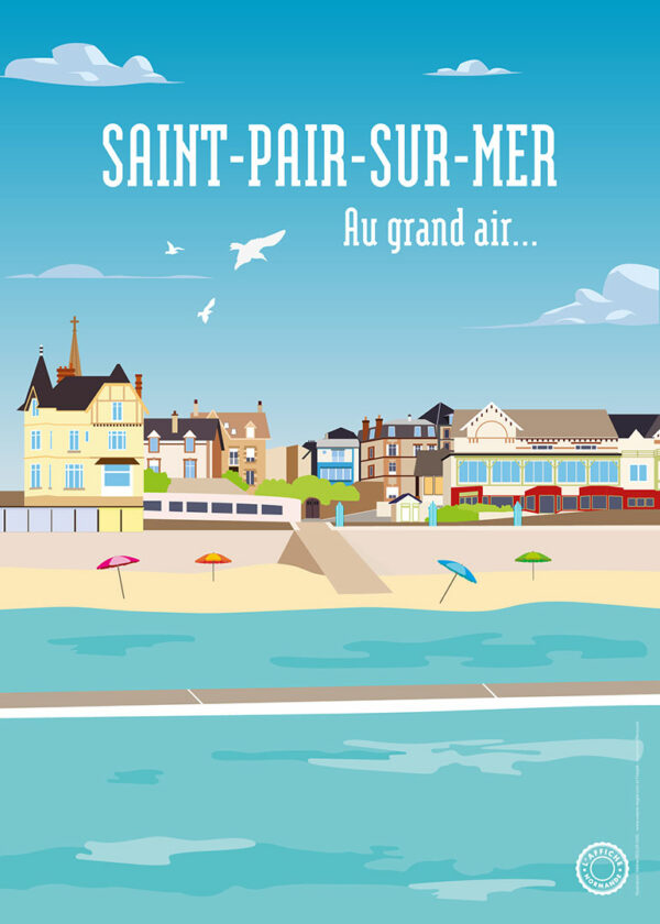 llustration de la ville de Saint-Pair-sur-Mer