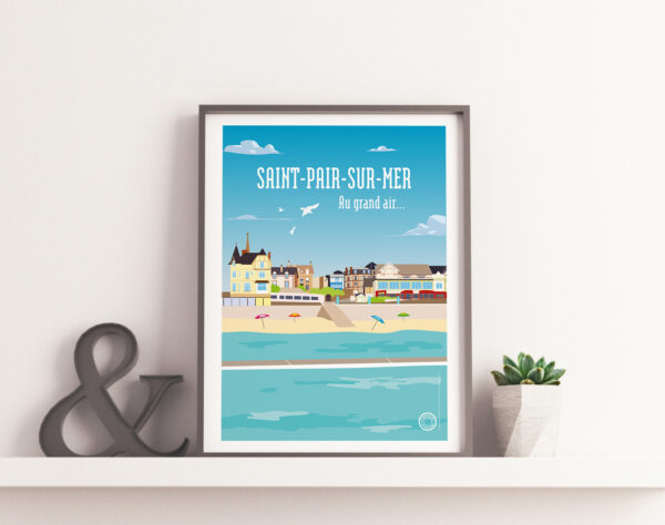 llustration de la ville de Saint-Pair-sur-Mer